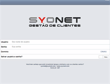 Tablet Screenshot of crm.dimas.com.br
