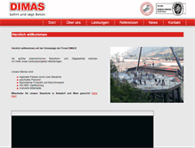 Tablet Screenshot of dimas.co.at